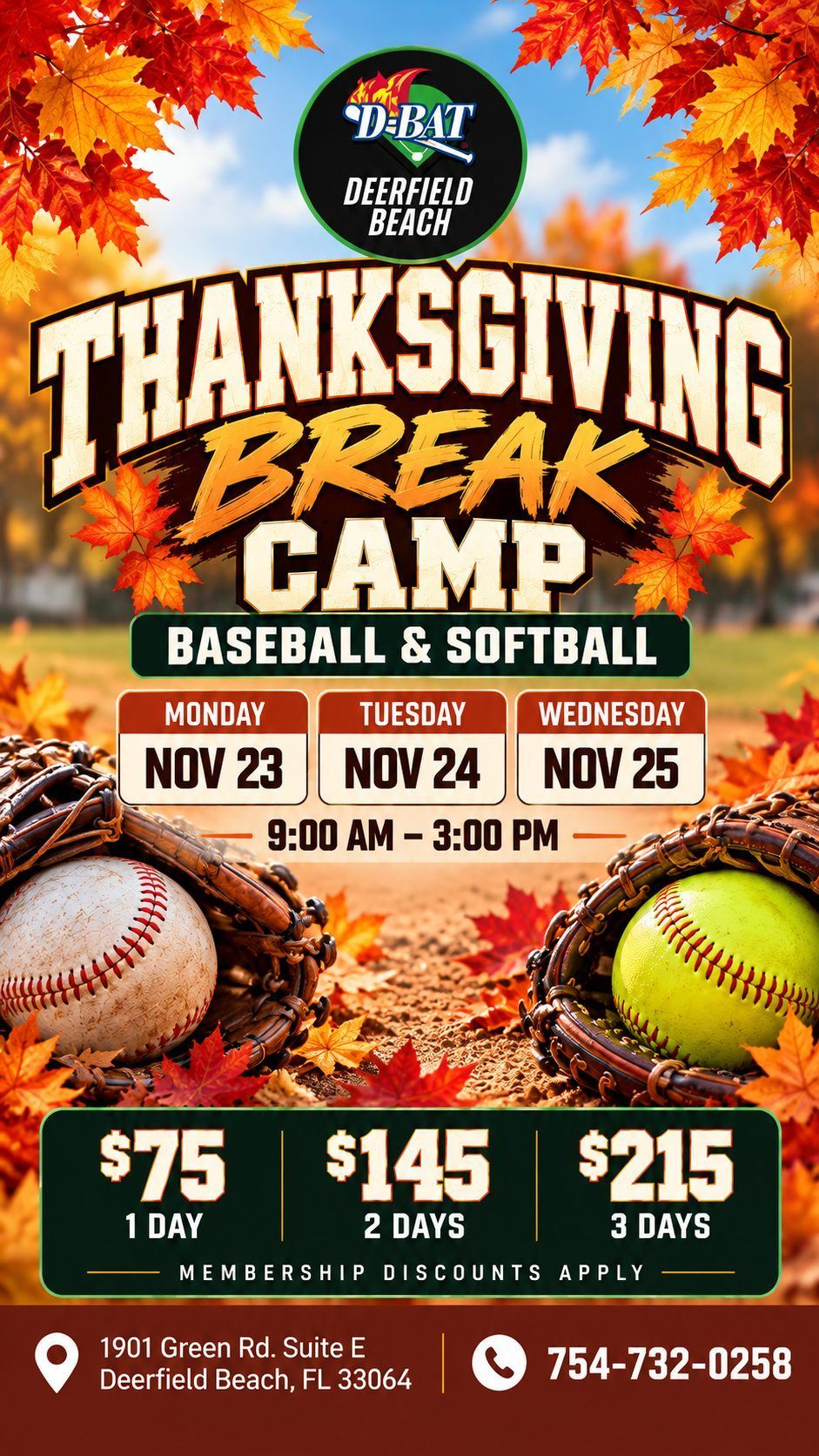 Camp or clinic flyer