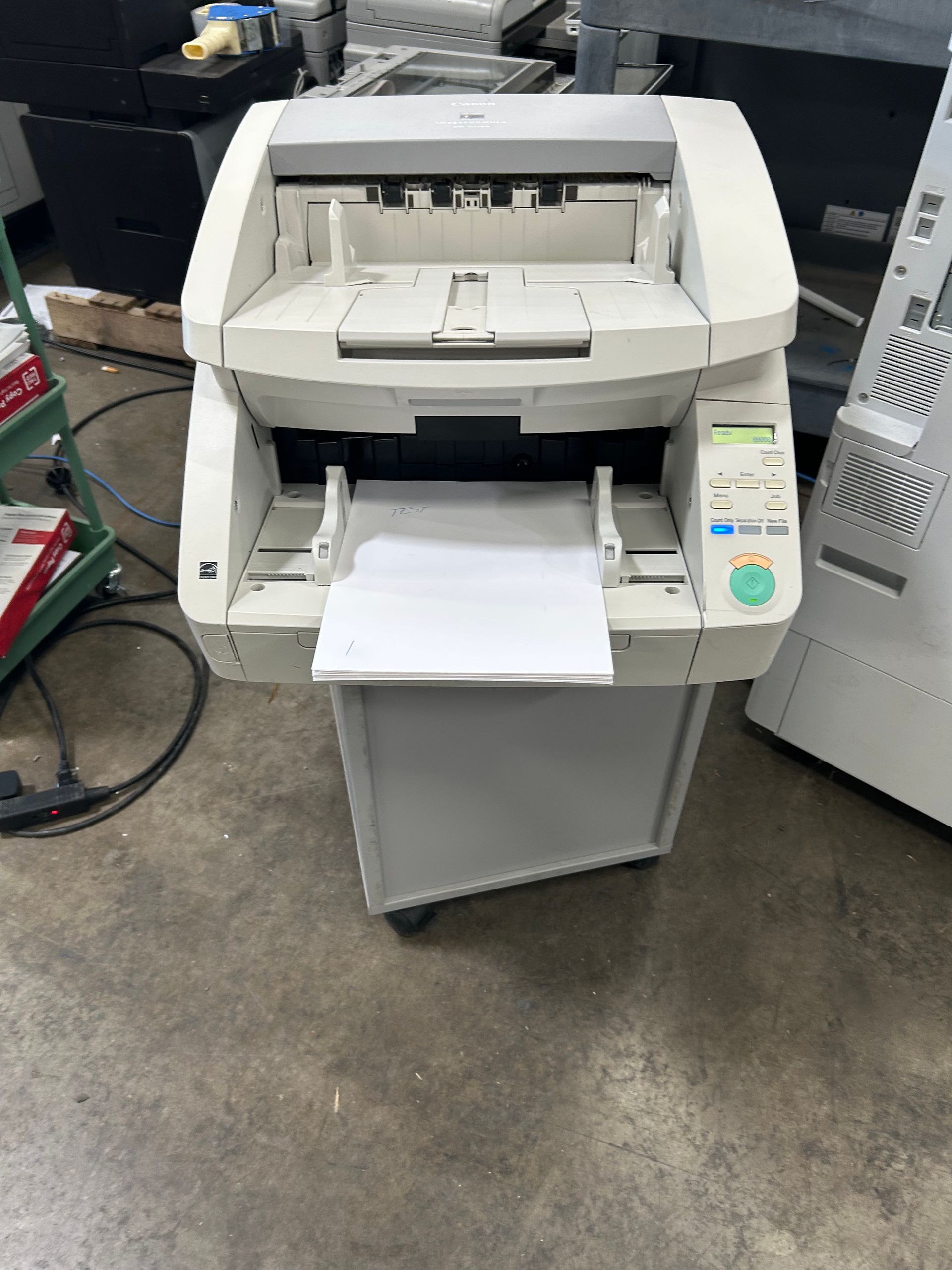 office printer on standby