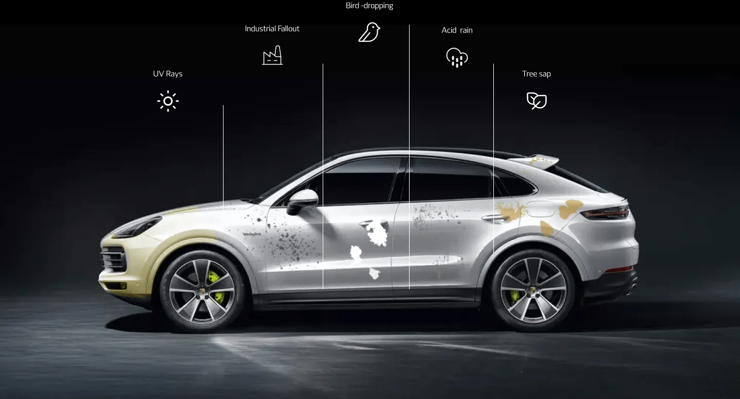 Silver Audi Q8 SUV, side view, on a white background.