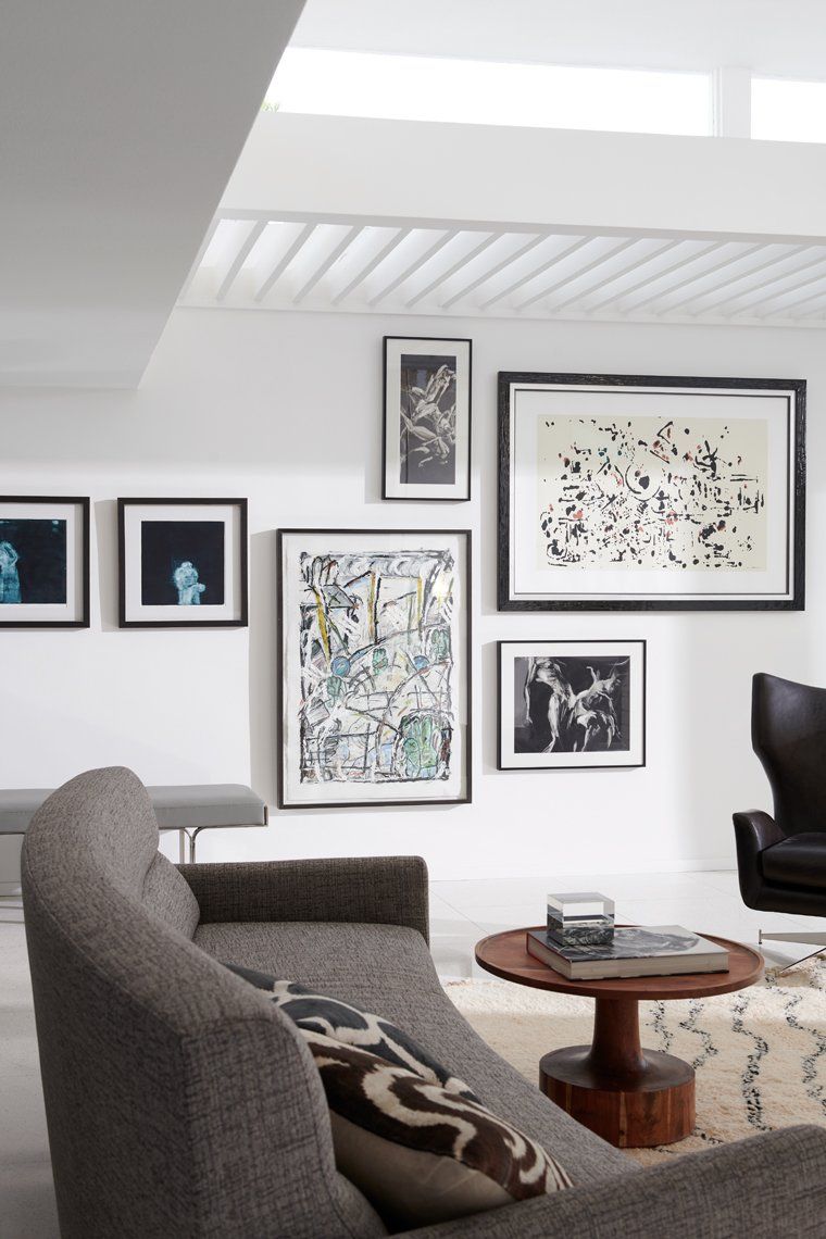 Living room of a Palm Springs house designed by Dakota DesignWorks