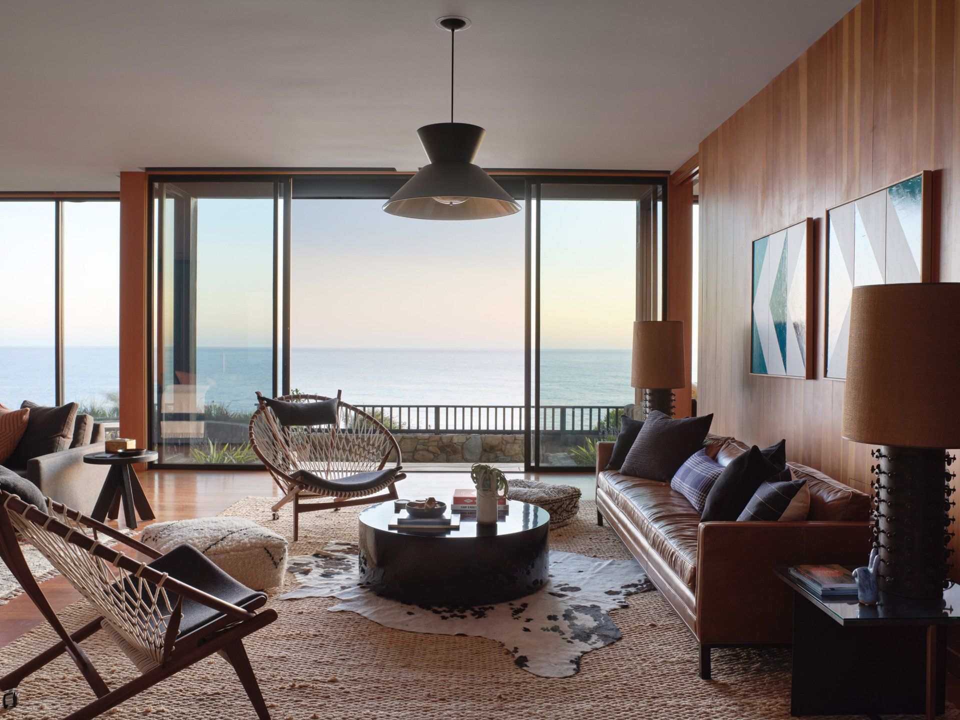 Living room in a Home in Northern California designed by Dakota DesignWorks
