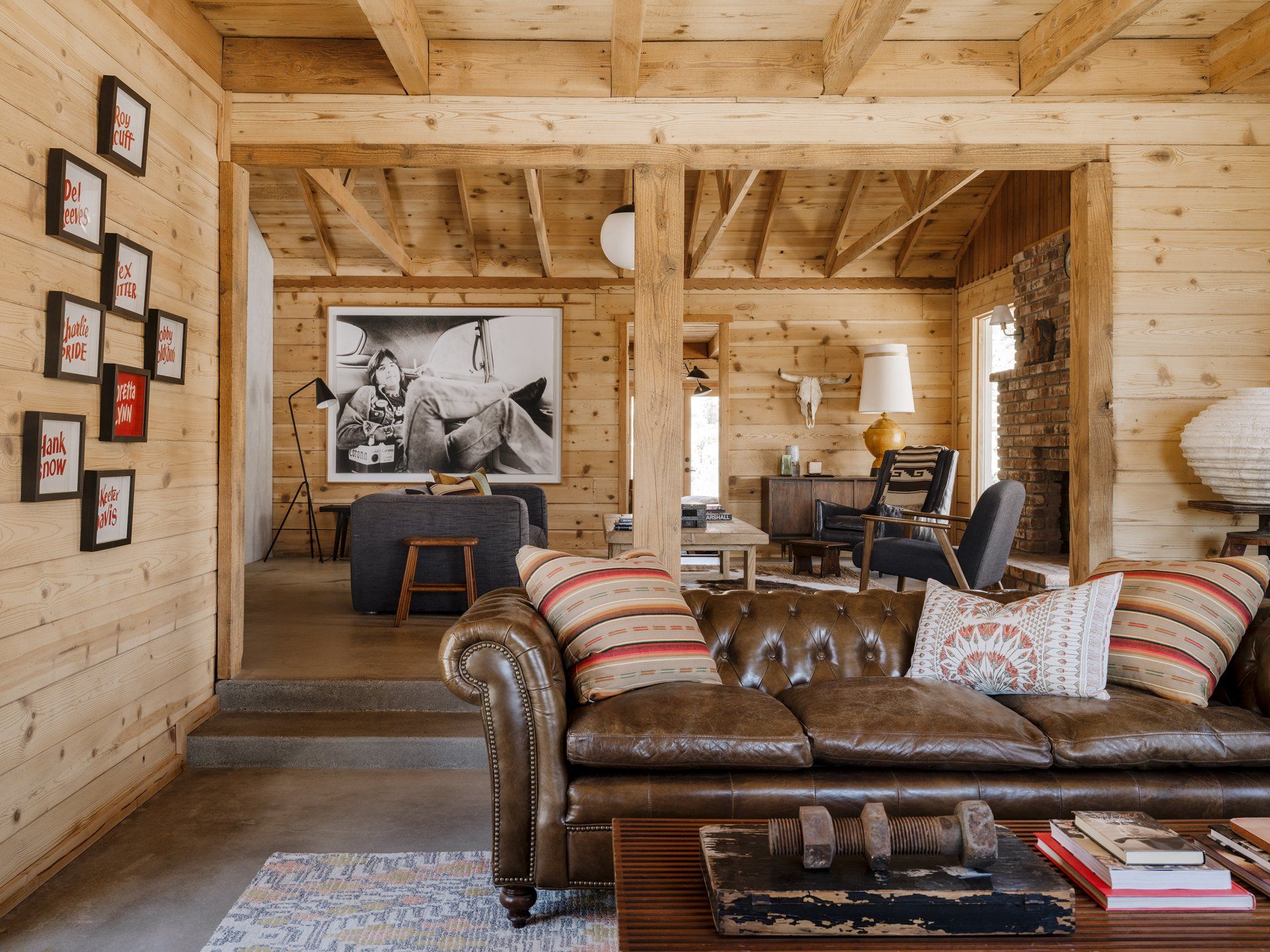 Living room of a home in Pioneertown designed by Dakota DesignWorks
