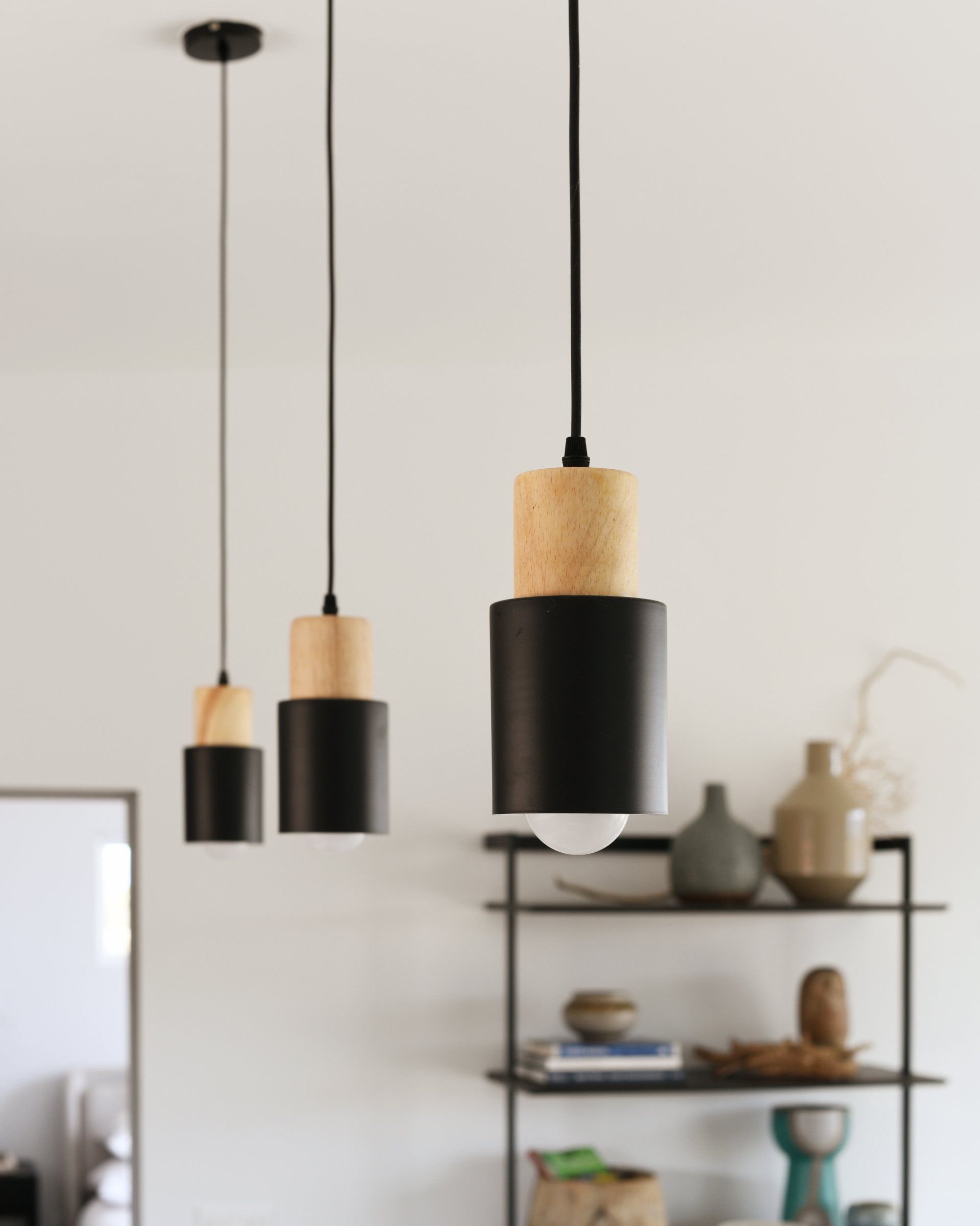 lights in a Joshua Tree house designed by Dakota DesignWorks