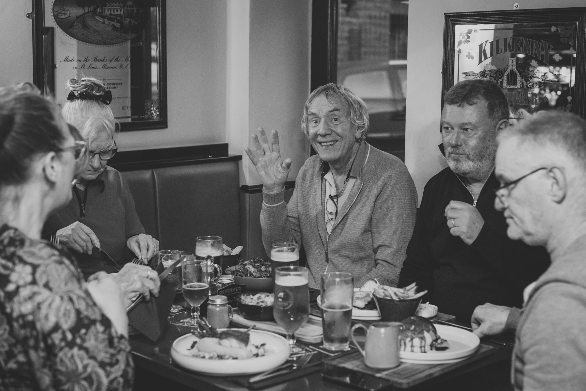 Family gathering, party, at the Boot & Shoe Waterfoot, Rossendale