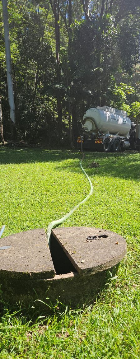 A Septic Tank is Sitting in the Middle of a Lush Green Field — Pootanky Nimbin, NSW