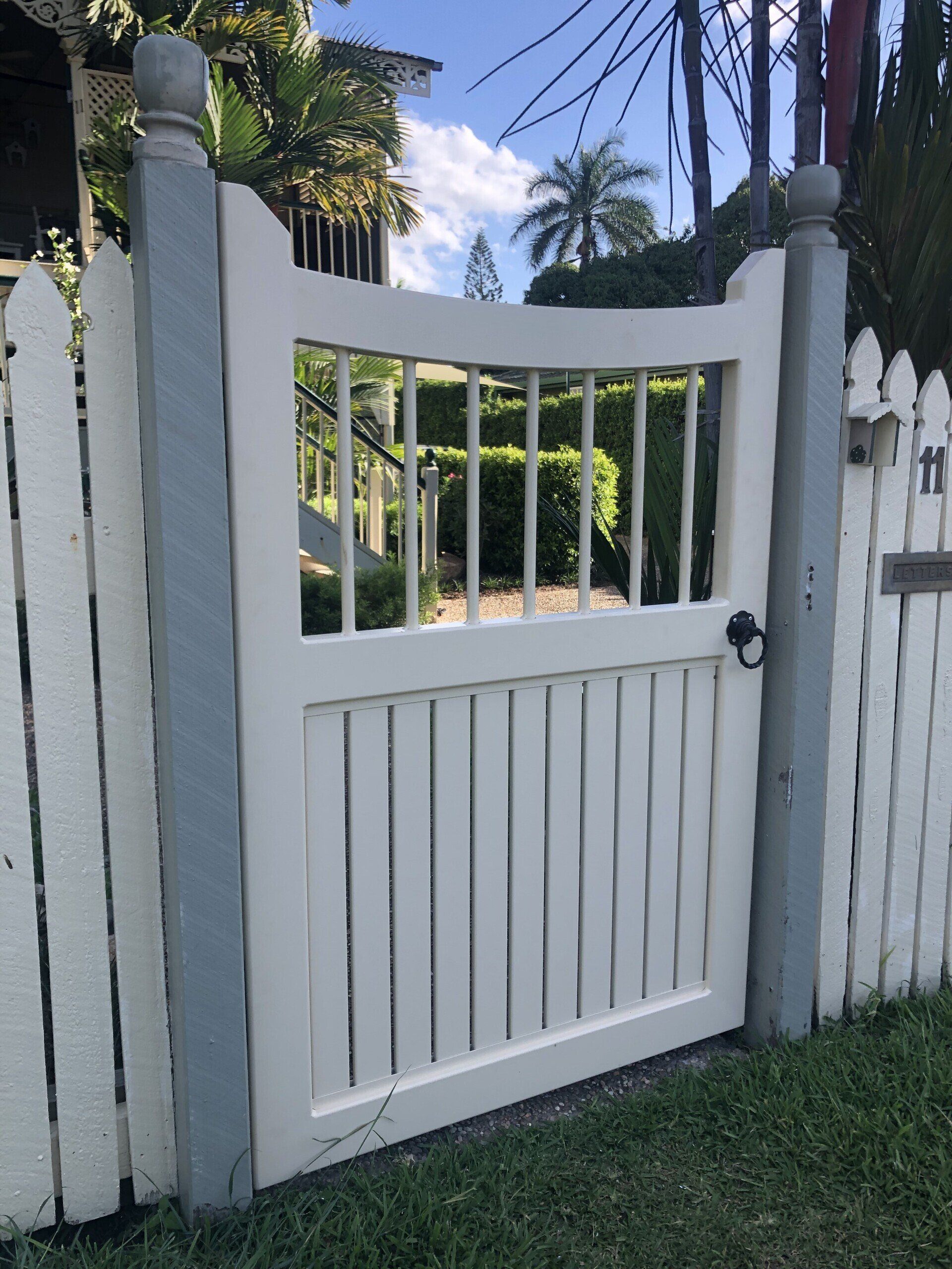 Aluminium Lattice Single Gate — Lifestyle Aluminium Lattice in West End, QLD