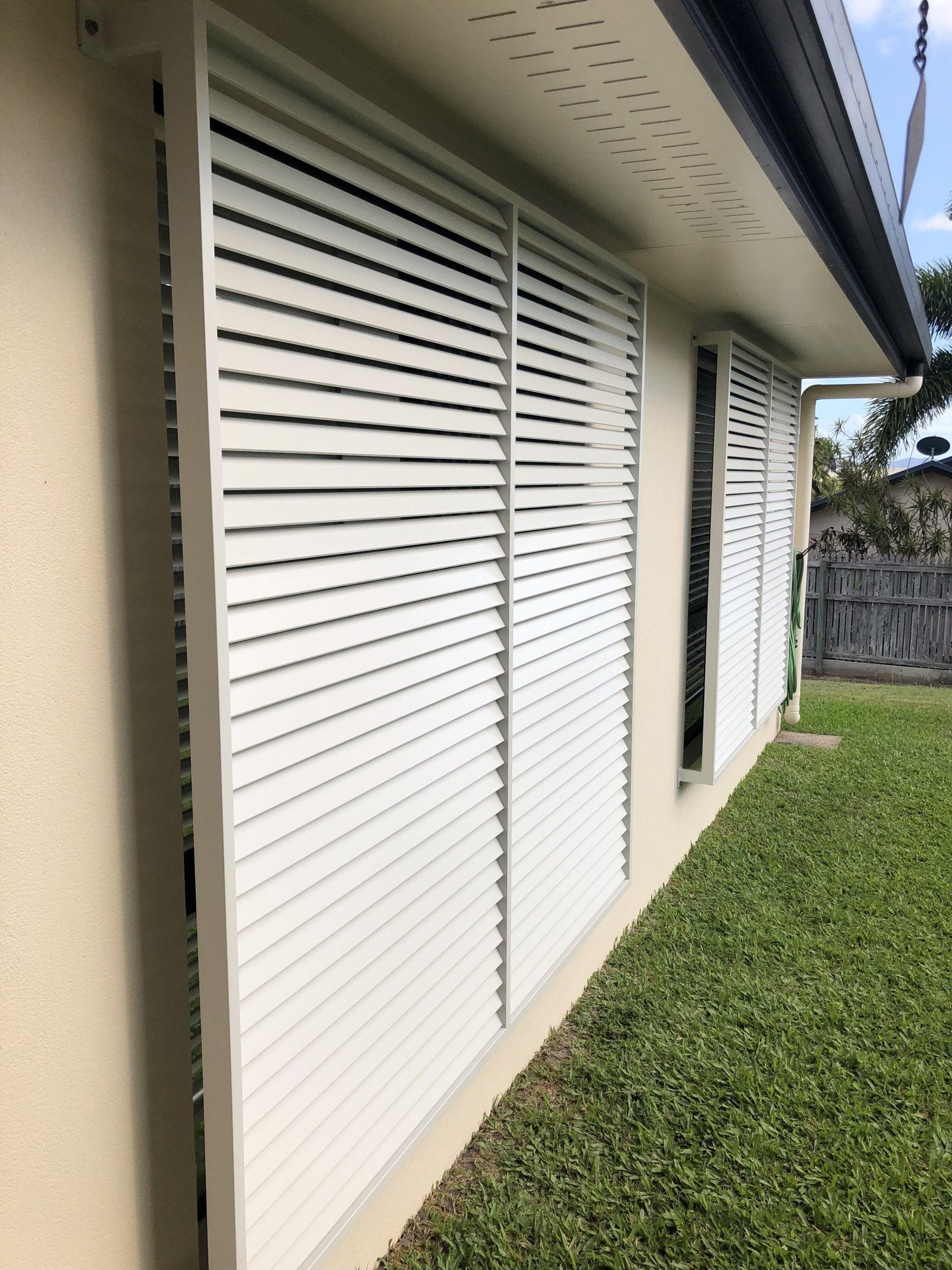 White Louver — Lifestyle Aluminium Lattice in West End, QLD