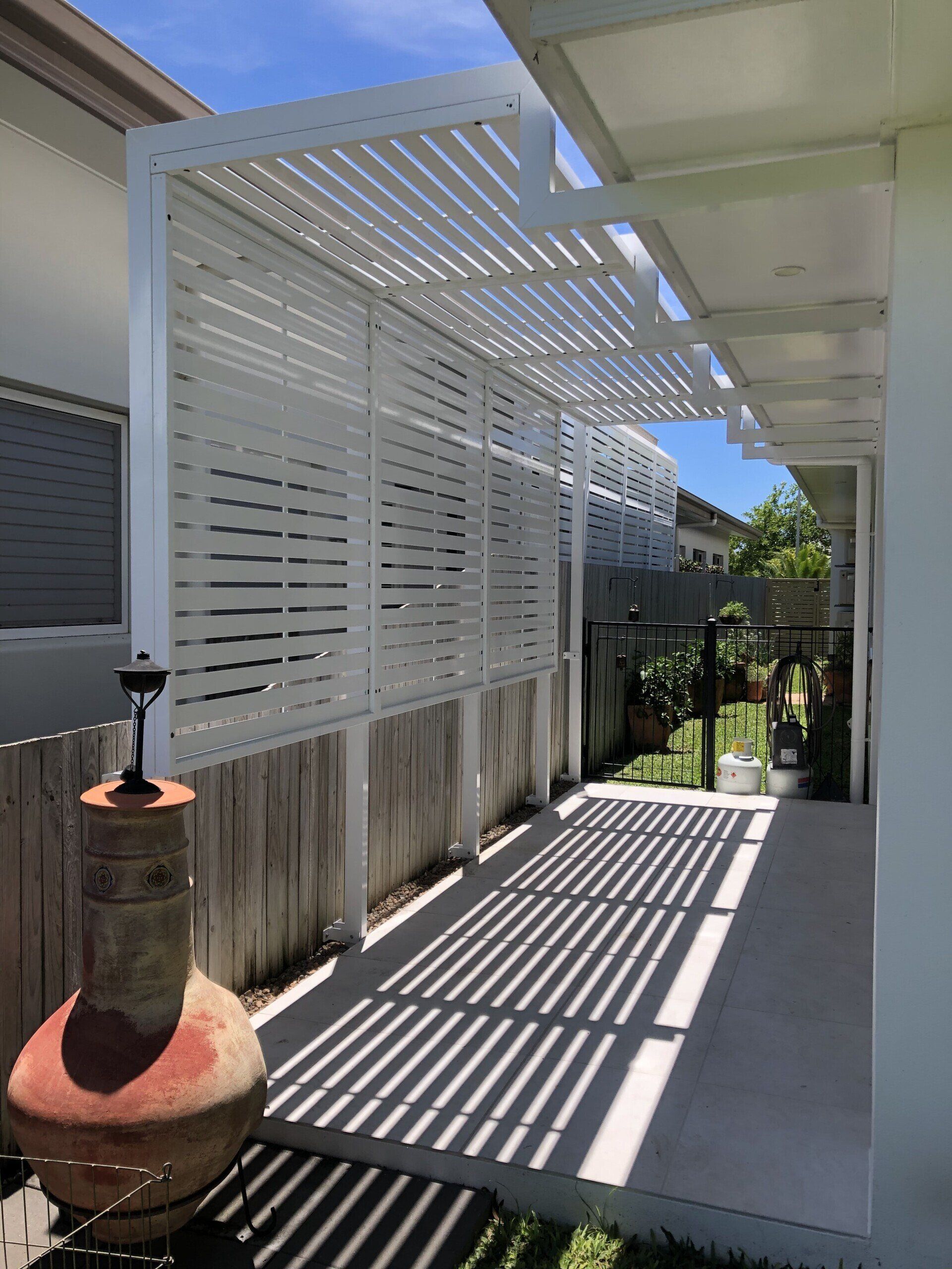 Fencing Aluminium Side — Lifestyle Aluminium Lattice in West End, QLD