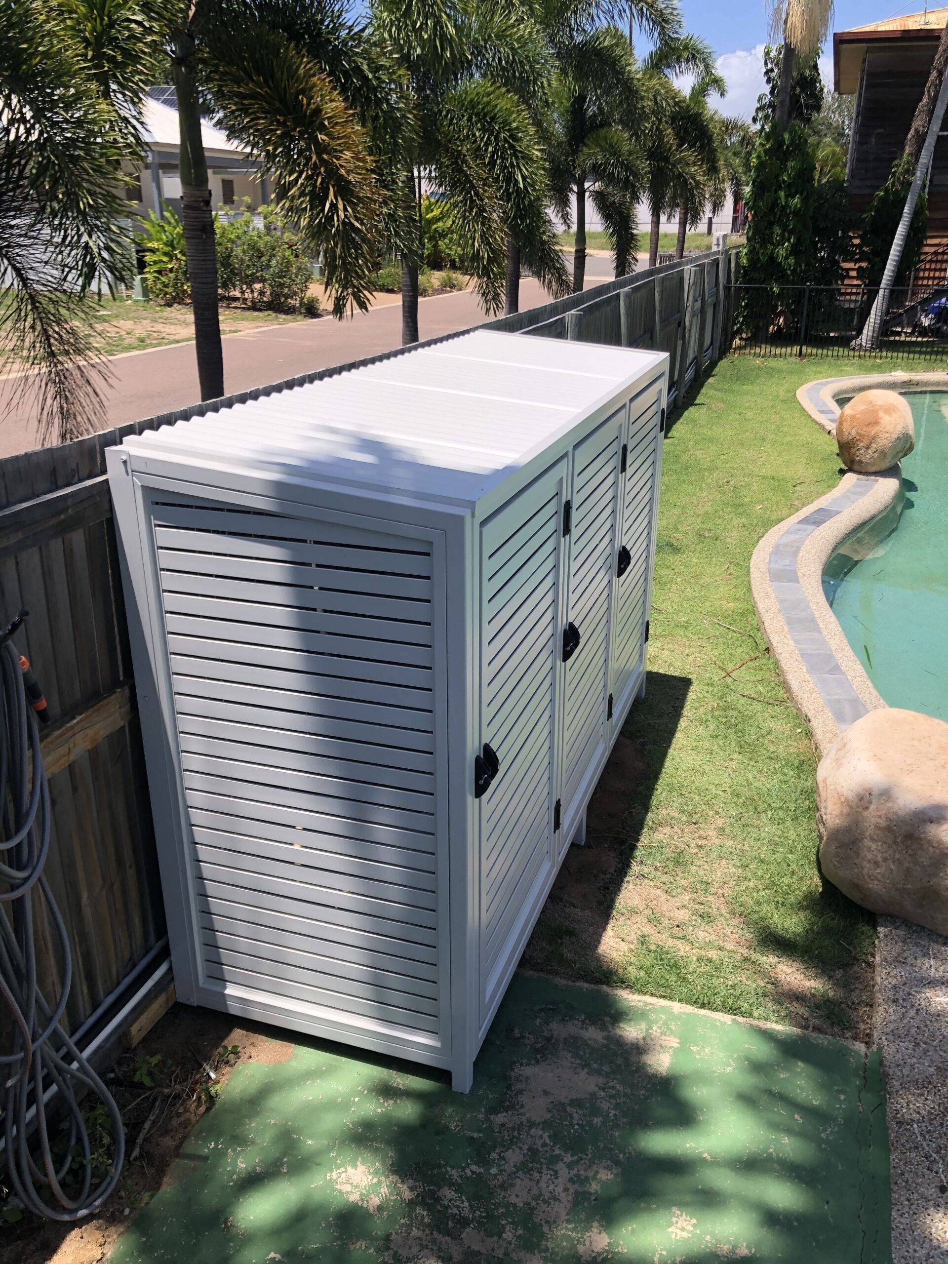 Big Cabinet Lattice Side — Lifestyle Aluminium Lattice in West End, QLD