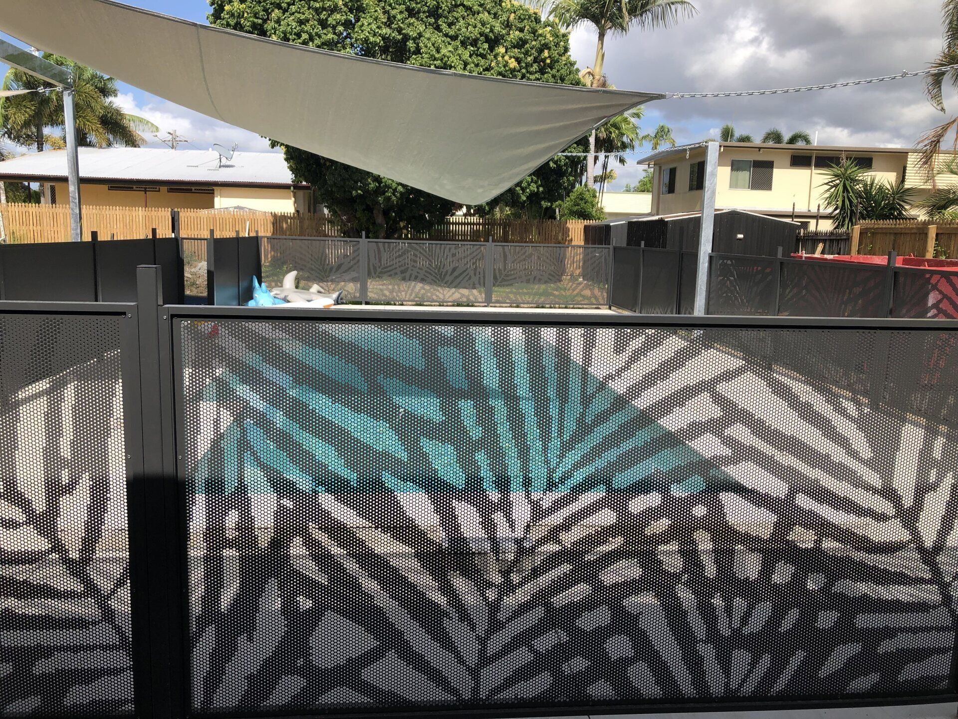 The House And Lattice, Swimming Pool — Lifestyle Aluminium Lattice In Townsville Qld