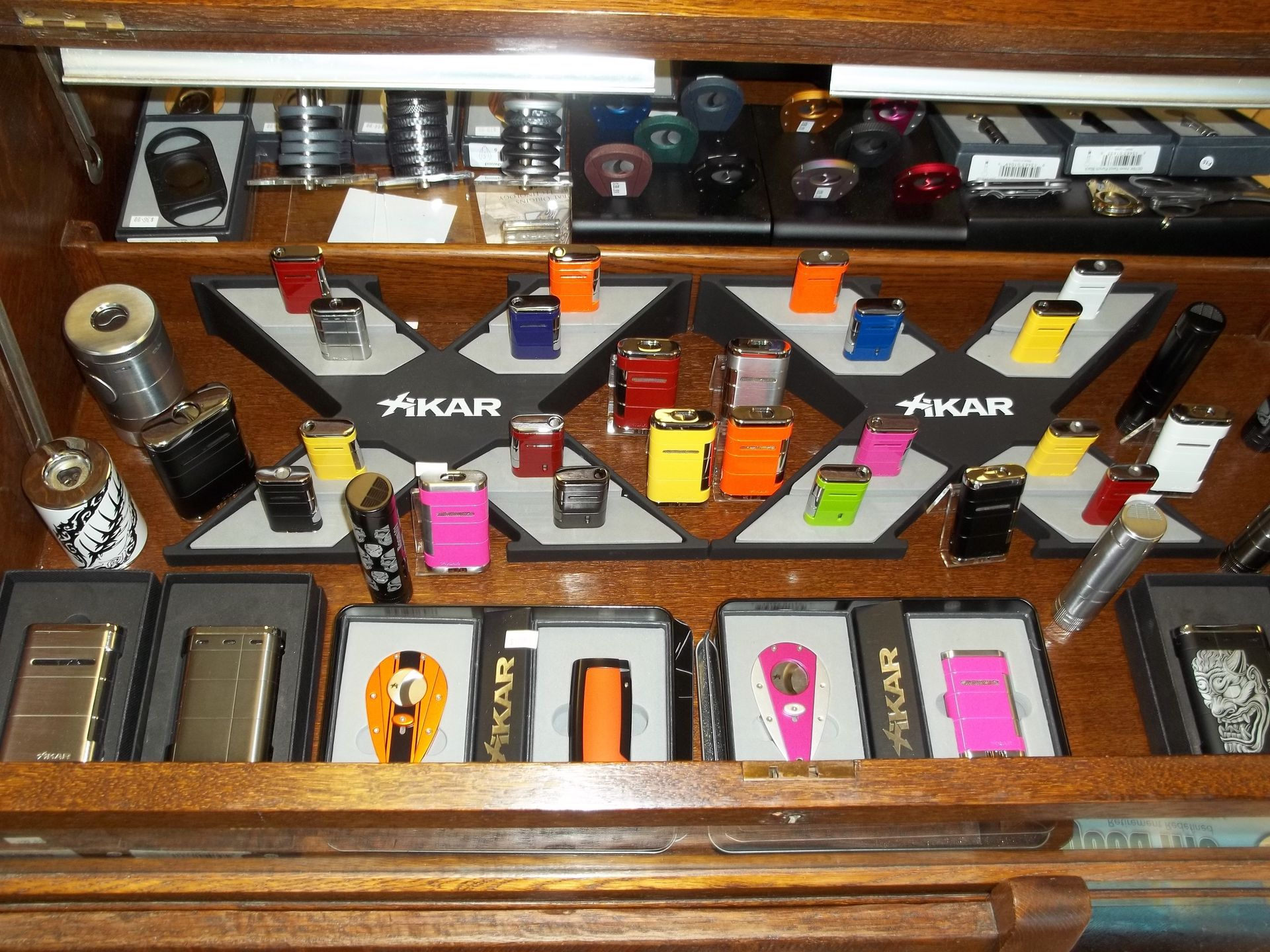 A Variety of Colorful Lighters
