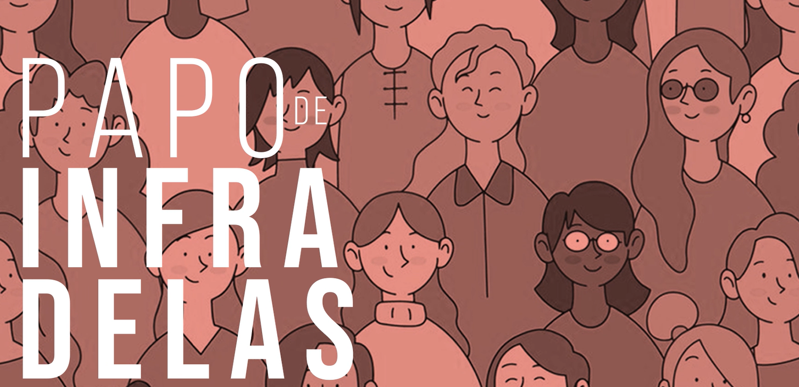 Um grupo de pessoas está próximo um do outro no meio de uma multidão.