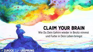 abstrakte bunte wolken und formationen ind blau