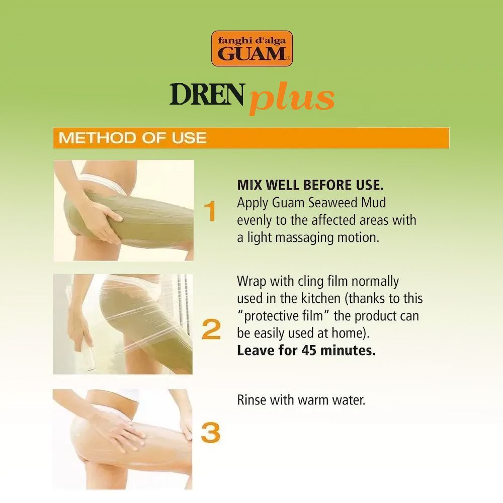 Dren plus seaweed body wrap with draining effect