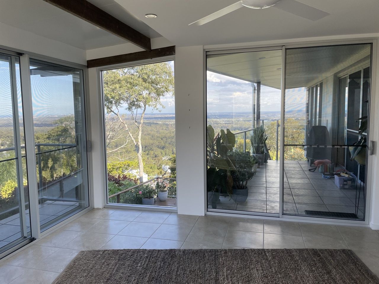 Image of new glass sliding doors installed by Craig from Amsafe Security Screens, Sunshine Coast