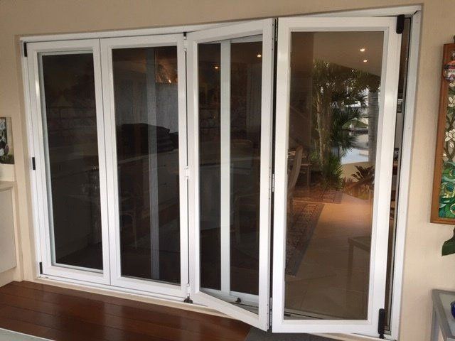 Glass bifold doors