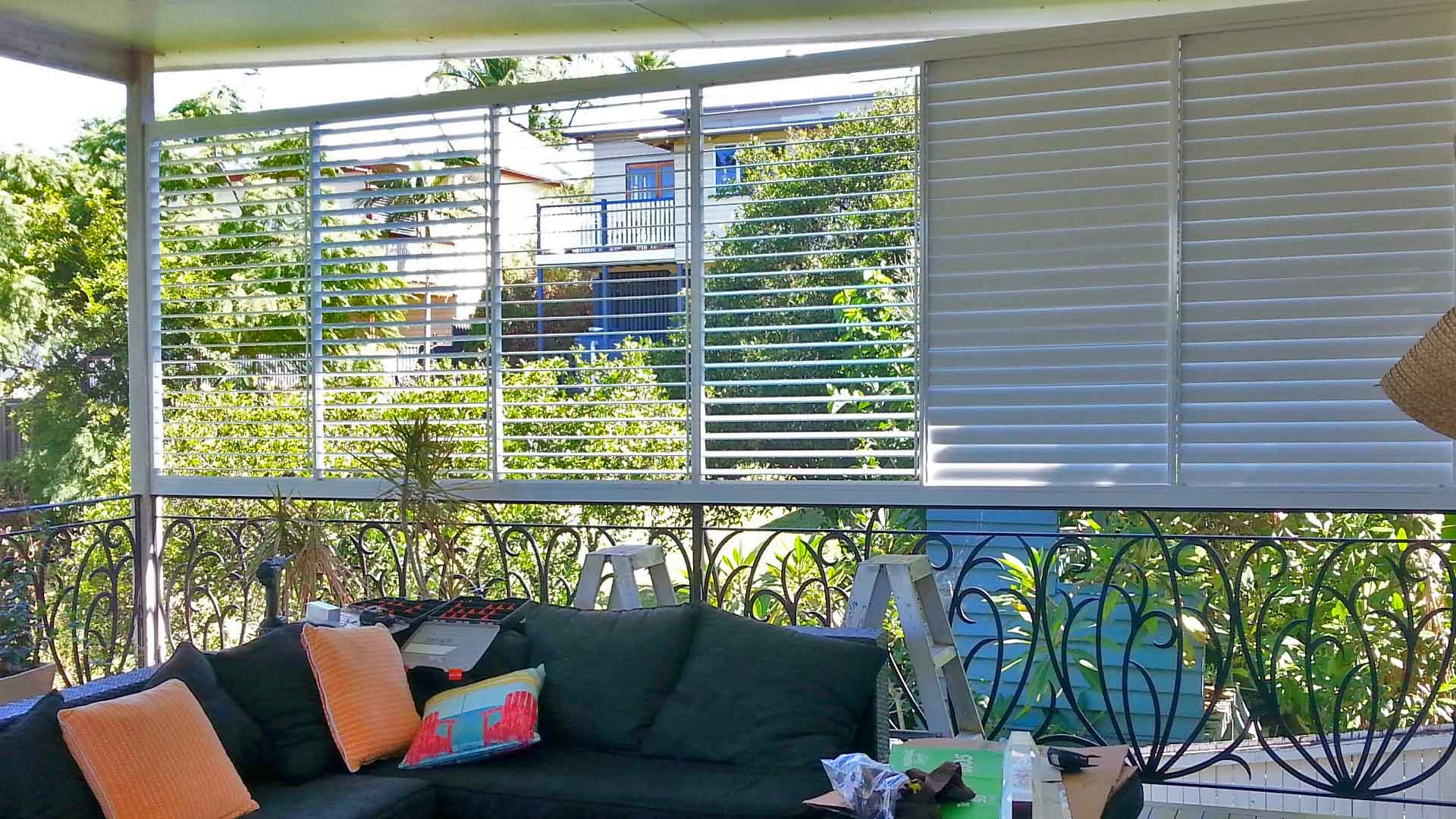 Image of aluminium window shutters