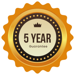 Gold badge with 