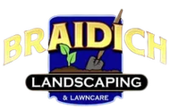A logo for Braidich Landscaping.