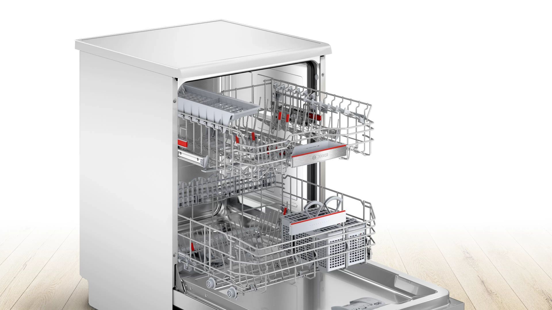 BOSCH博世 6系列 獨立式洗碗機 60 cm 白色 SMS6HAW00X