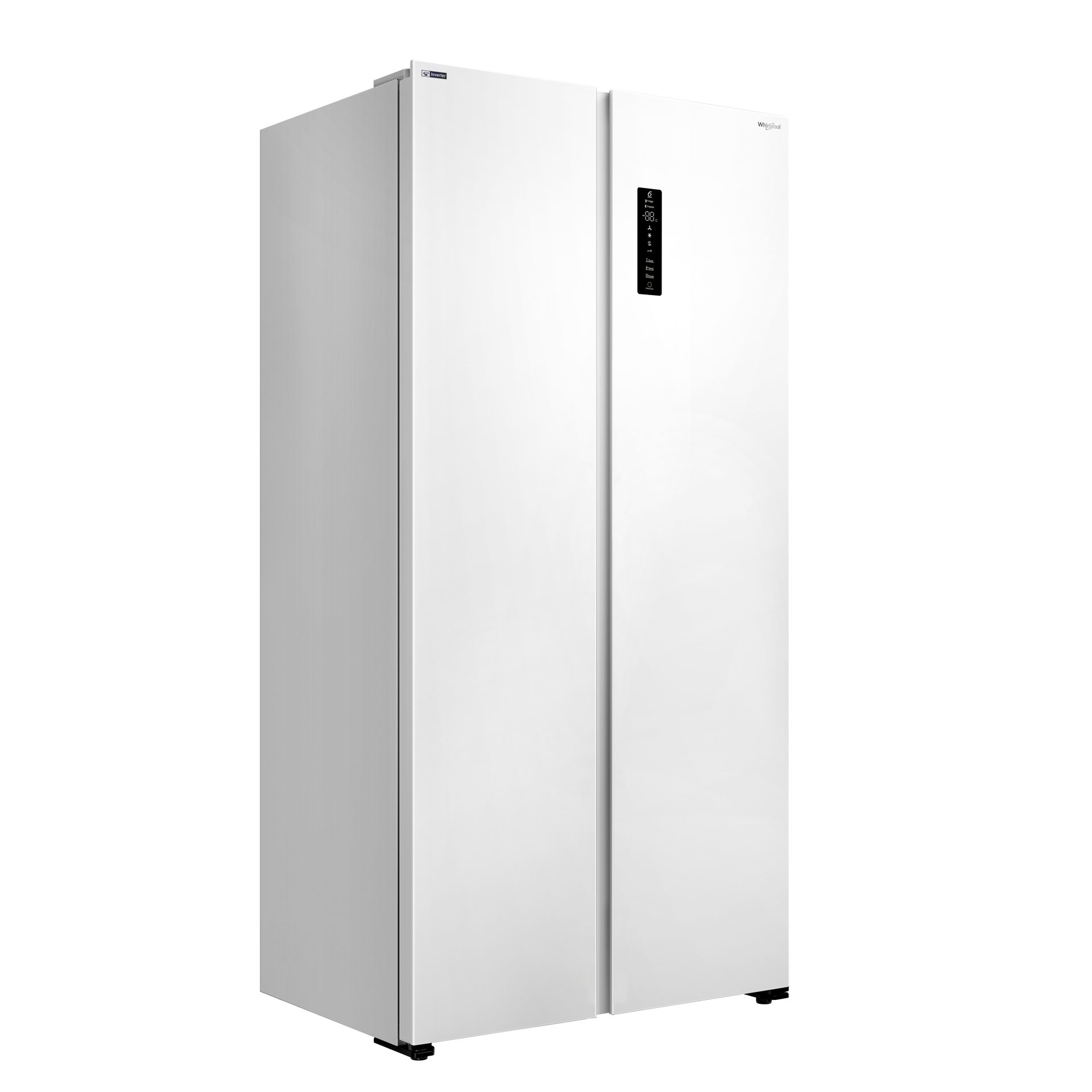 Whirlpool 惠而浦 610公升一級能效 獨嵌兩用 第六感智能變頻雙門對開門冰箱 (極光白)  WF2X610NWTW