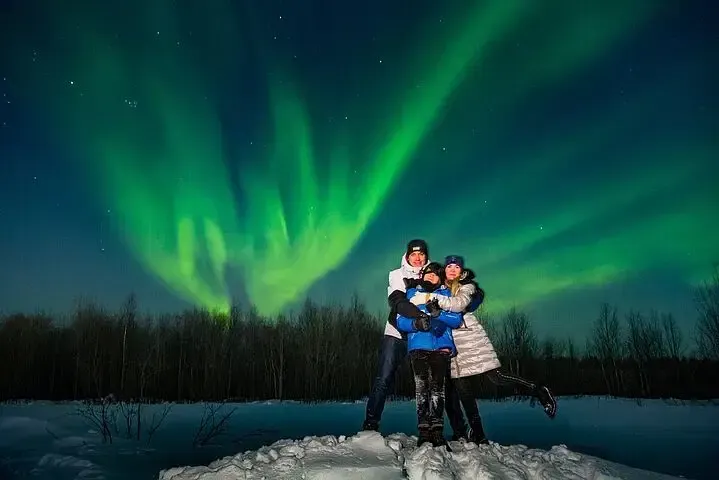 Lapland Northern Lights experience – stargazing, snowshoeing and Arctic night sky