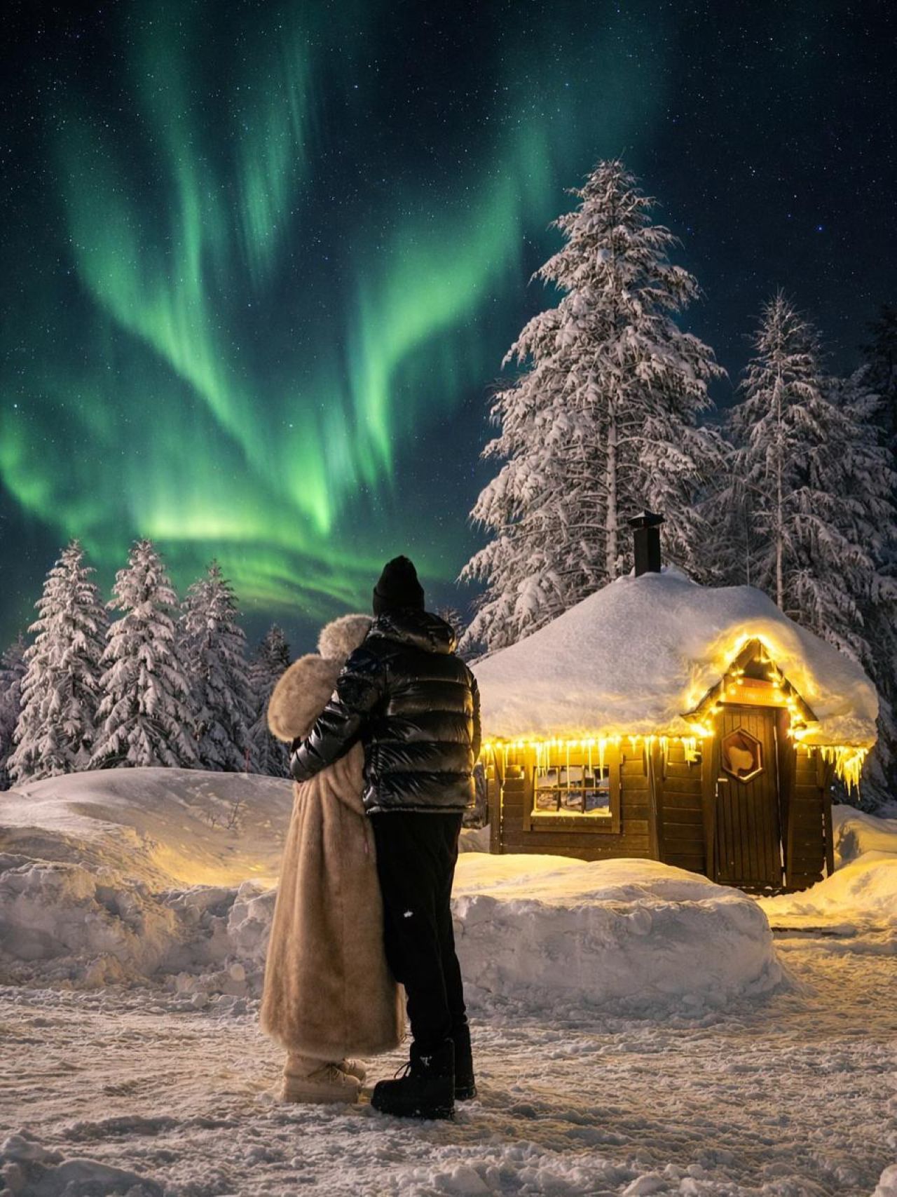 Northern Lights tour in Levi Finland – Aurora Borealis with telescope stargazing