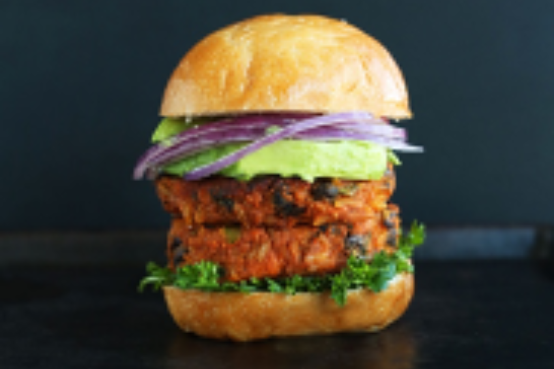 Sweet Potato Black Bean Burger