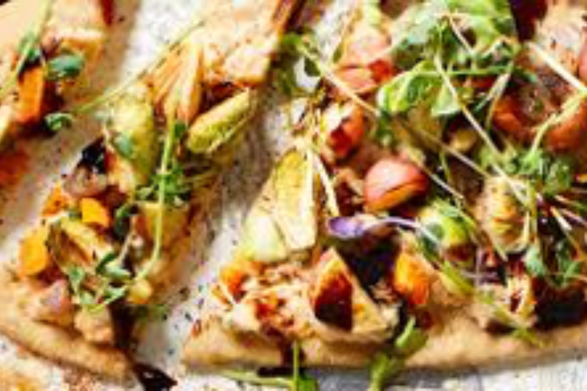 Roasted Veggie Flatbreads
