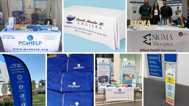Design and production of expo displays and branded apparel