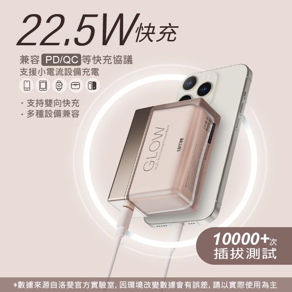 GLOW聚光多功能10000mAh 行動電源 HE112