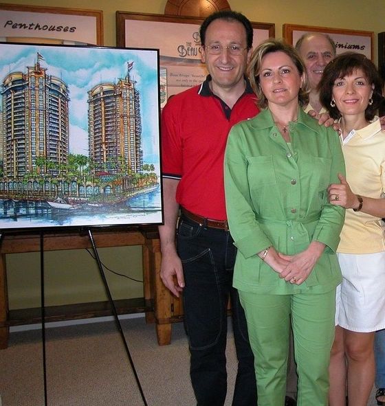 Damiano Losco a Fort Myers (Florida) con Emilia Nuccio