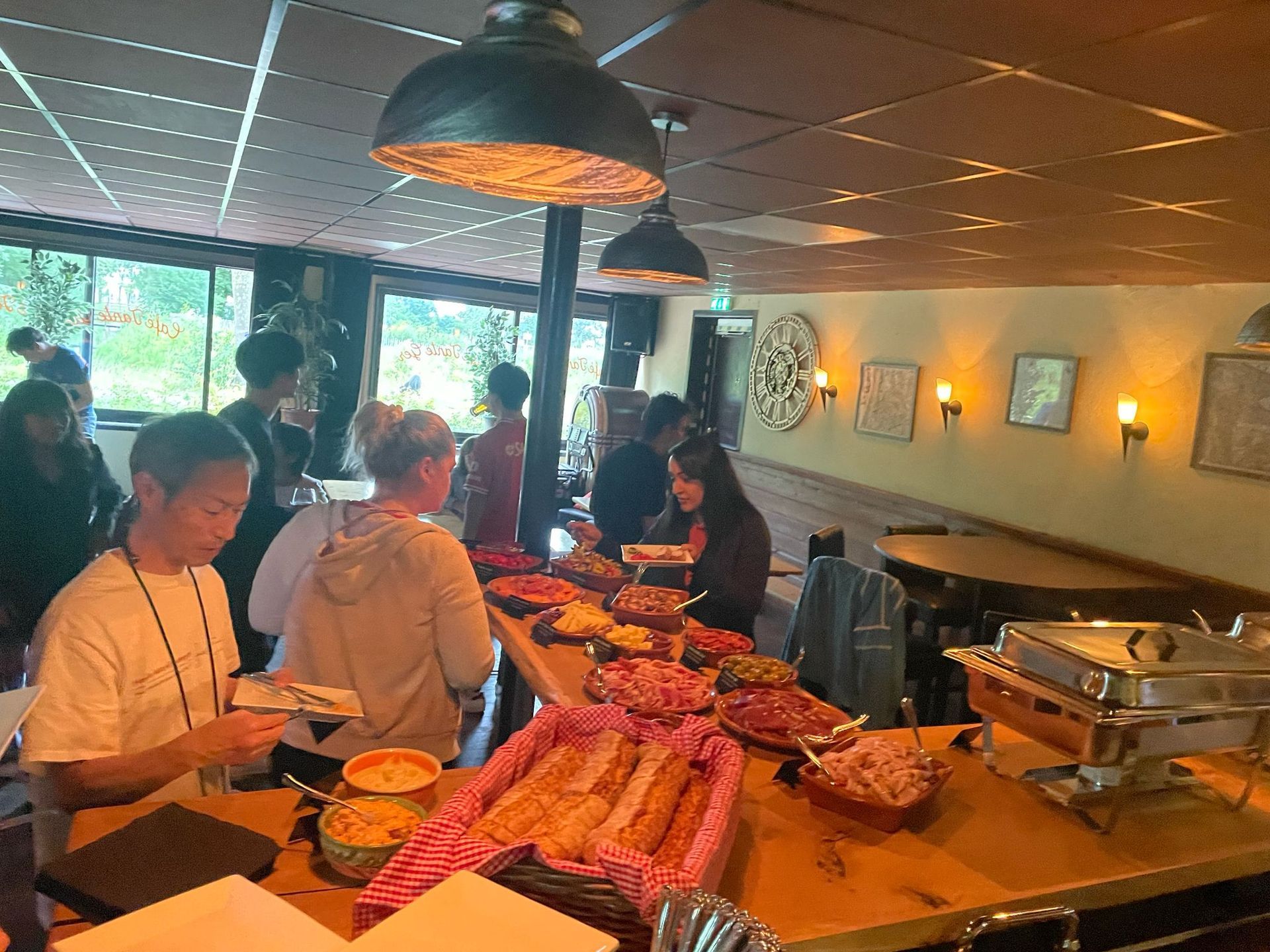 Bedrijfsuitje met catering