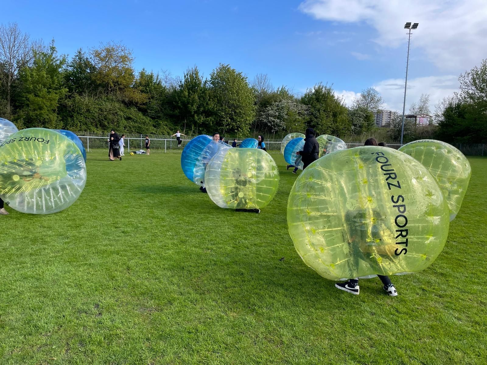 Activiteit bubbel voetbal