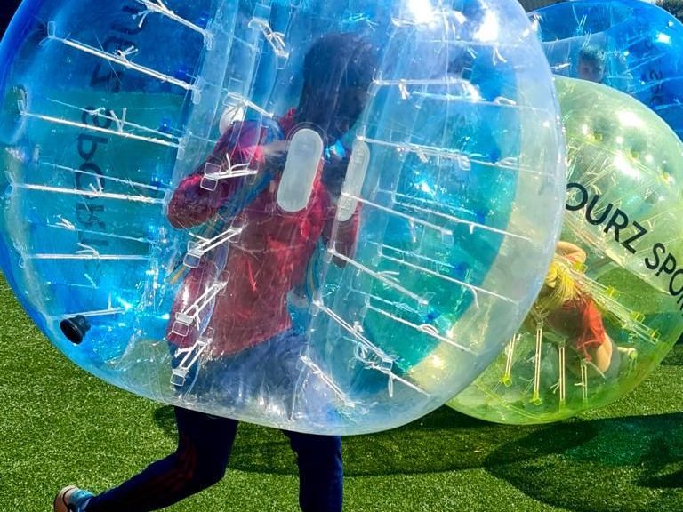 Bubble bal - bedrijfsuitje