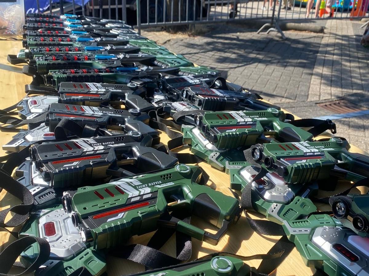 Bedrijfs uitje lasergamen