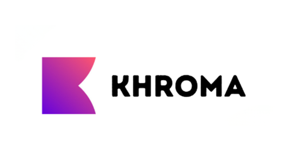 Logotipo da ferramenta Khroma AI, um gerador de paletas de cores baseado em inteligência artificial.