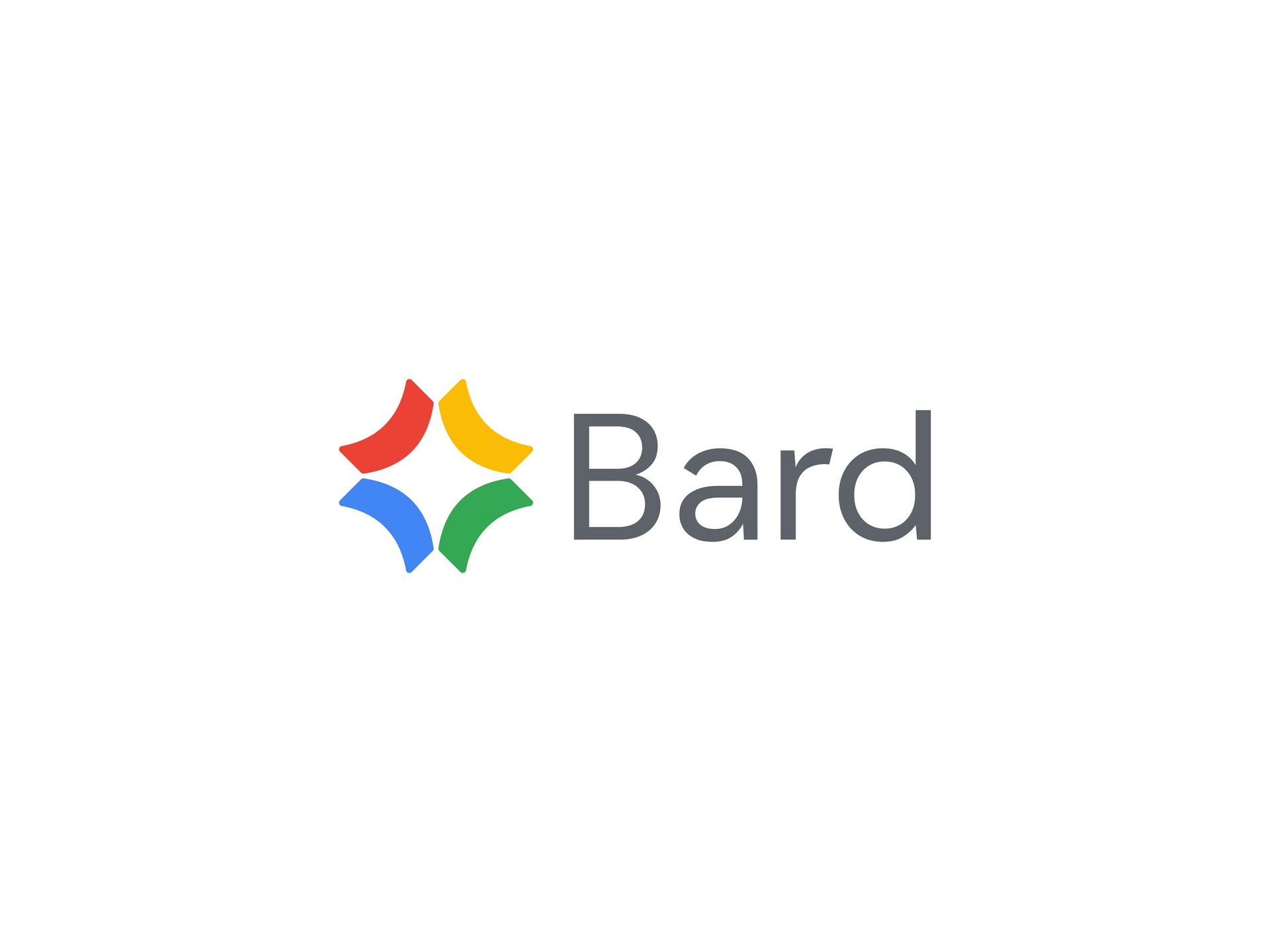 Um logotipo de uma empresa chamada bard em um fundo branco.