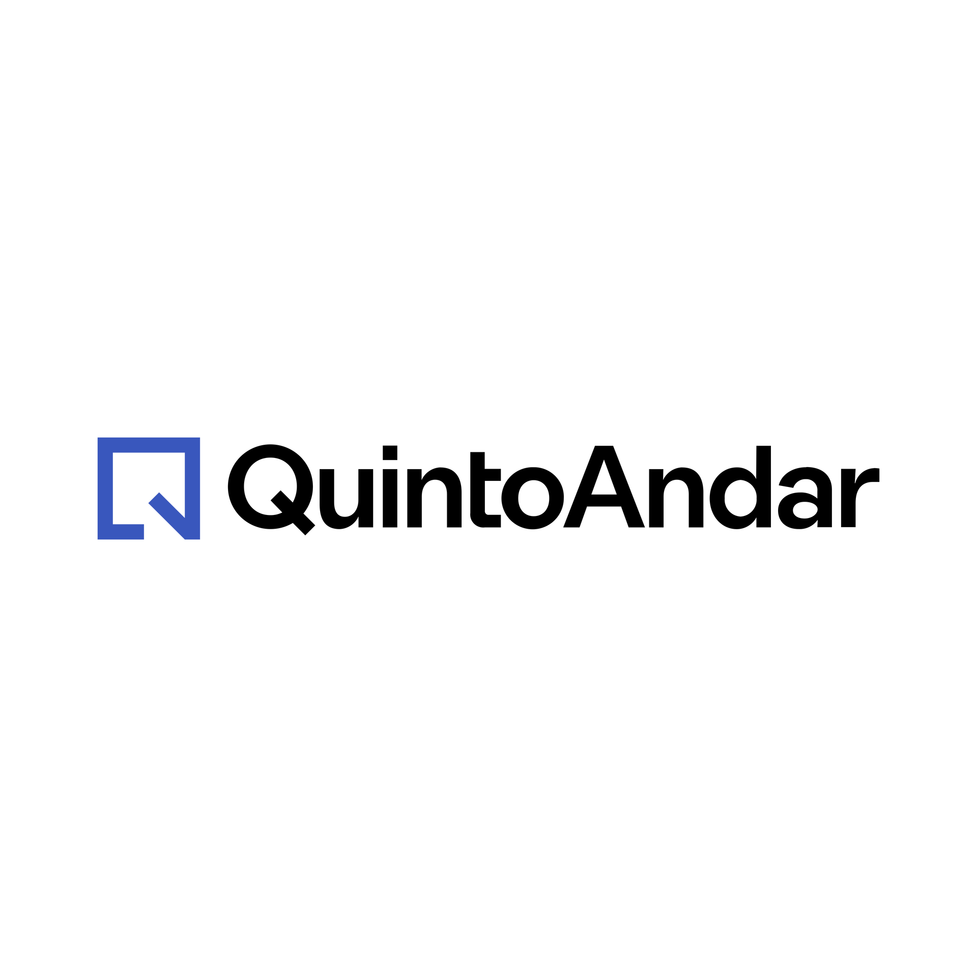 O logotipo do quinto andar está sobre fundo branco.