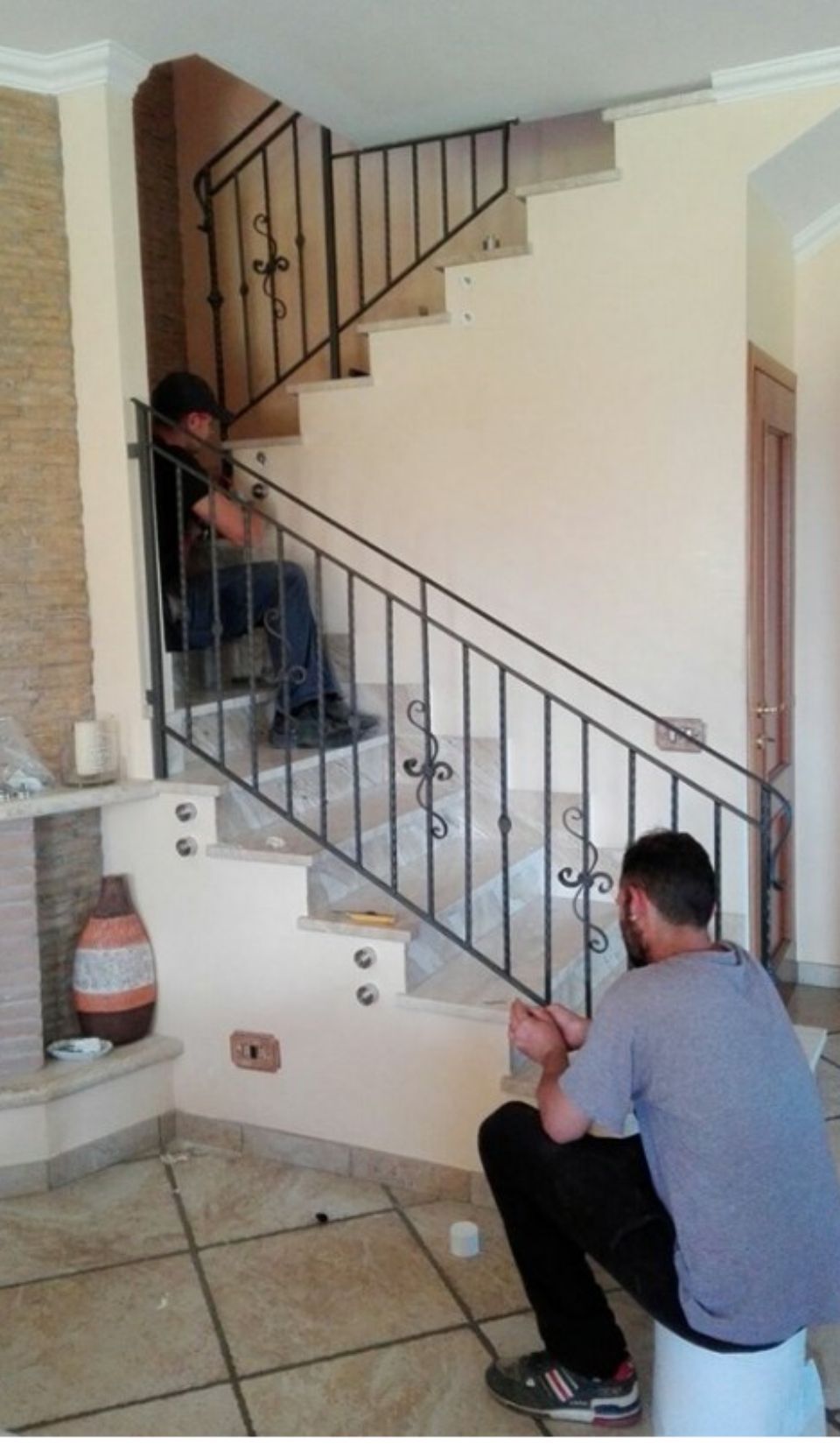 parapetto in vetro
