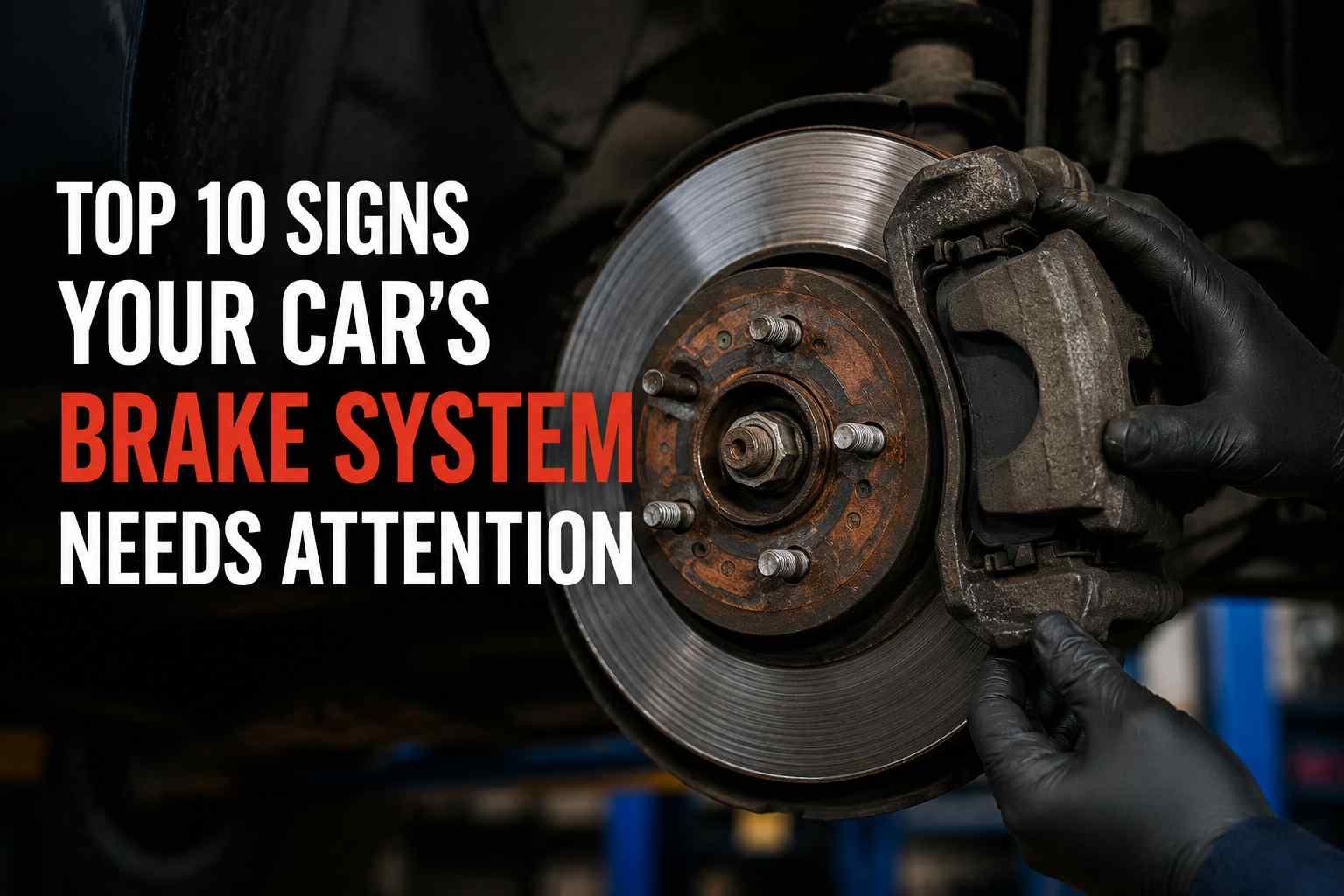 Top 10 Signs Your Car's Brake System Needs Attention