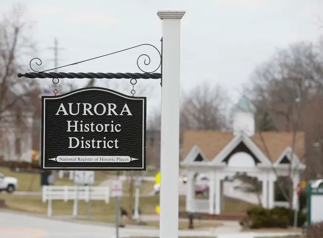 Aurora Historic District Sign