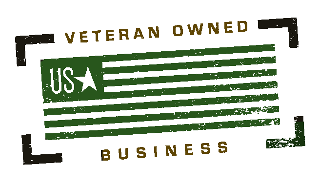 Green and white US flag with star, 