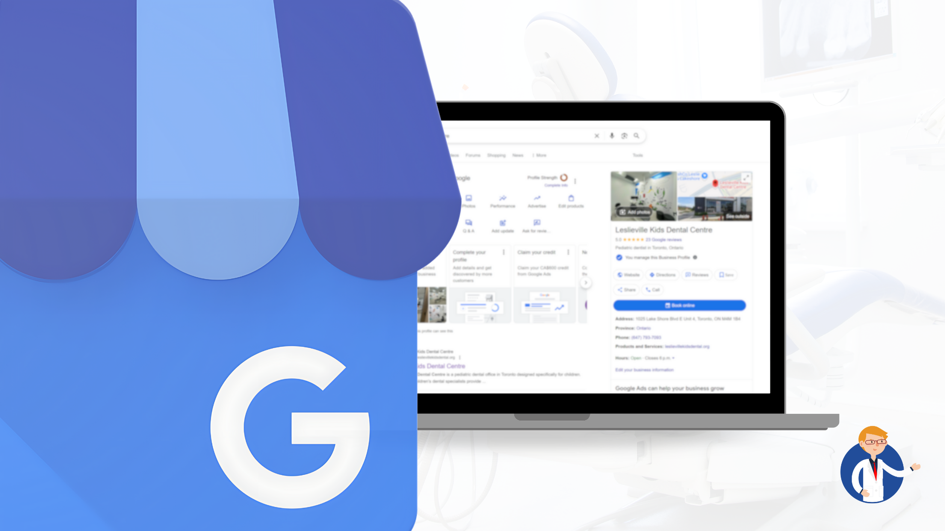 A laptop computer is open to a google page.