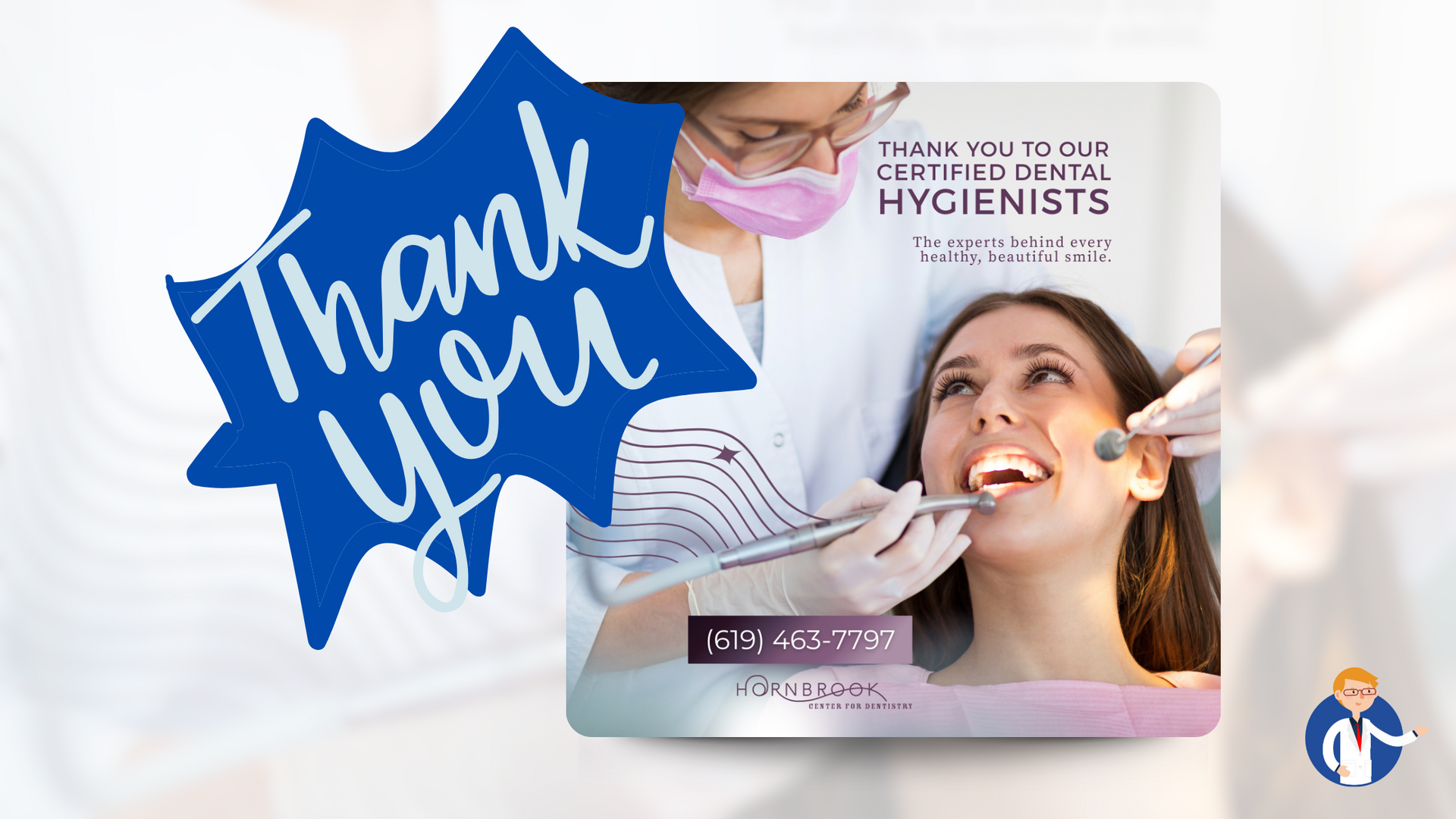 A woman is getting her teeth examined by a dentist.