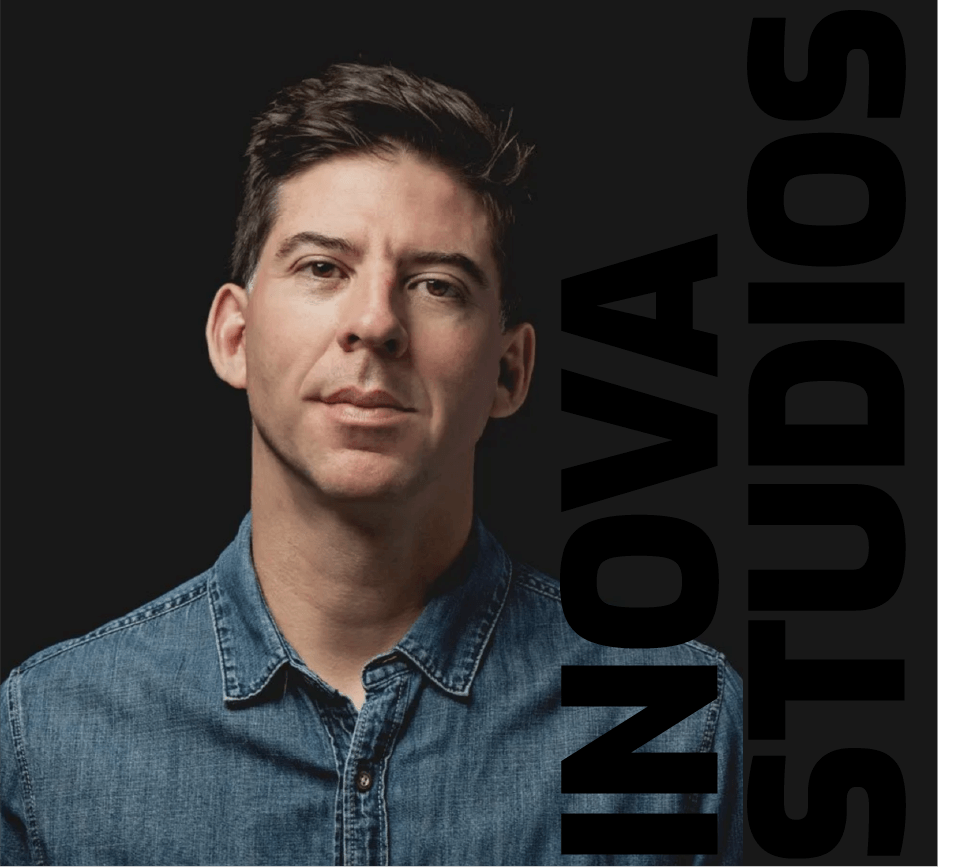 Man in denim shirt with