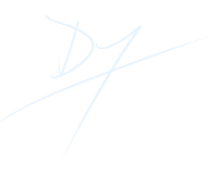 Light blue signature, possibly
