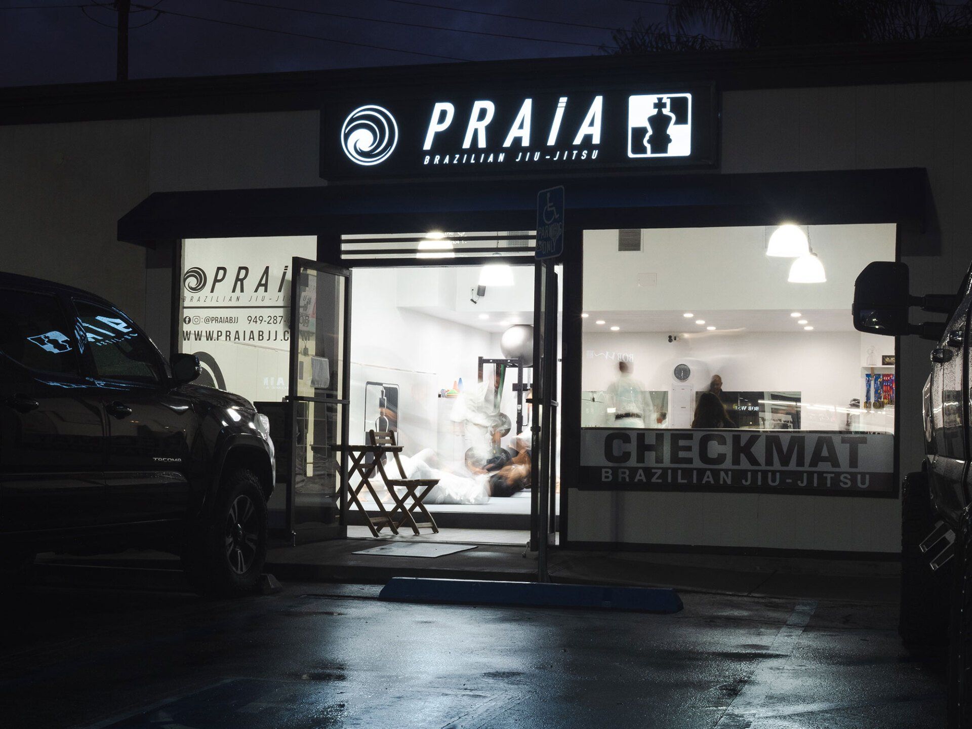 Exterior of a Brazilian Jiu-Jitsu studio named