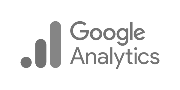 Google Analytics logo with a bar graph icon and text "Google Analytics".