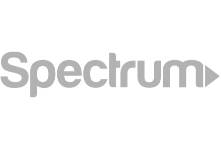 Spectrum logo in gray on a white background. The word 